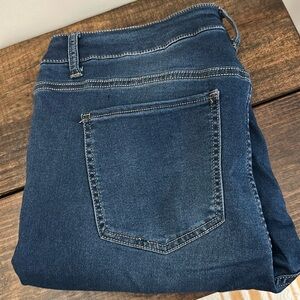 Lightly worn hyperstretch jeans